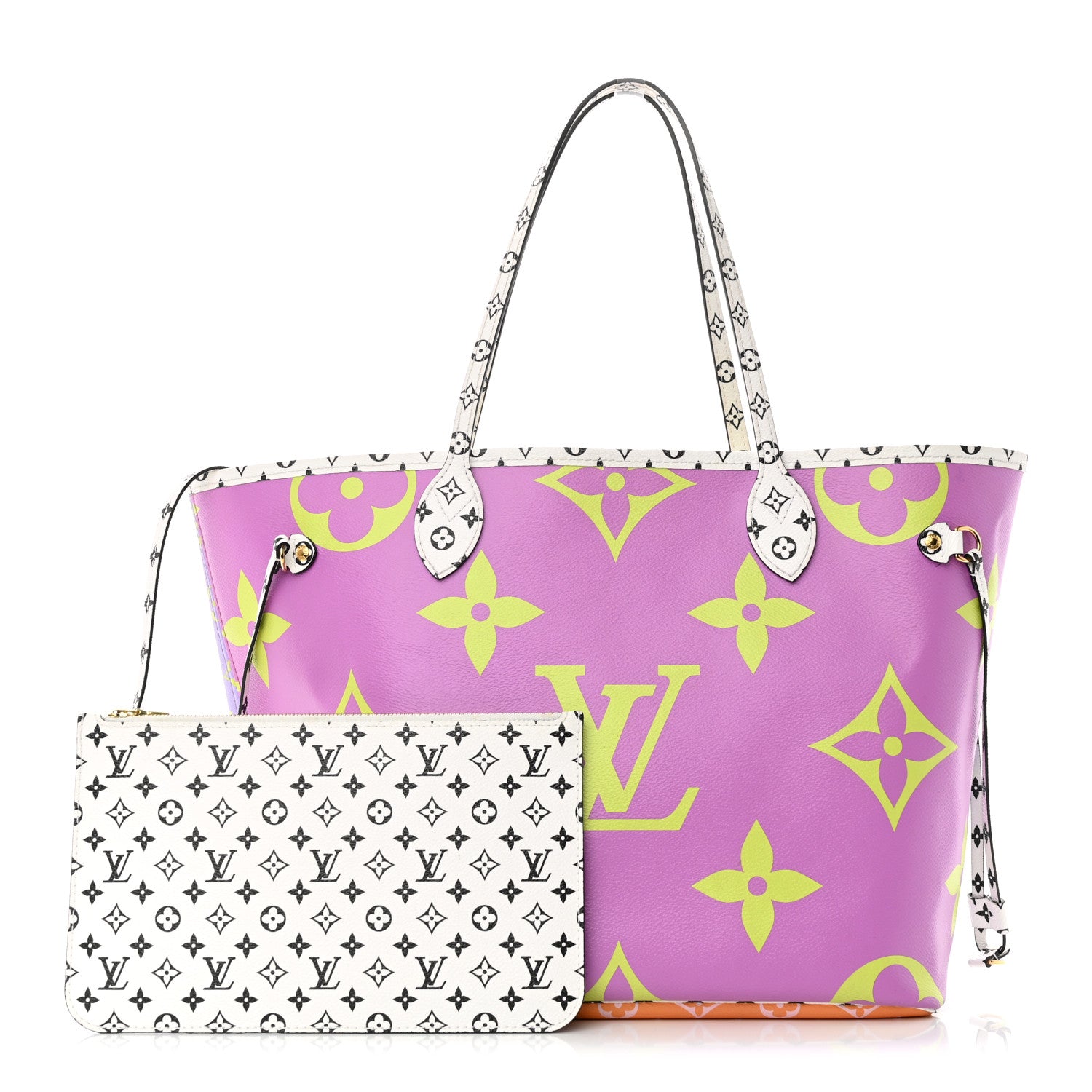 Louis Vuitton Monogram Giant Neverfull MM Pink Lilac 1 of 18