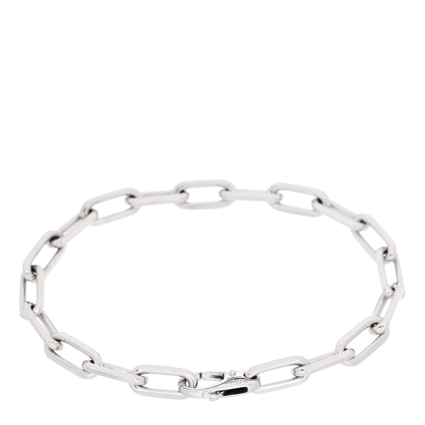 18K White Gold Santos de Cartier Bracelet
