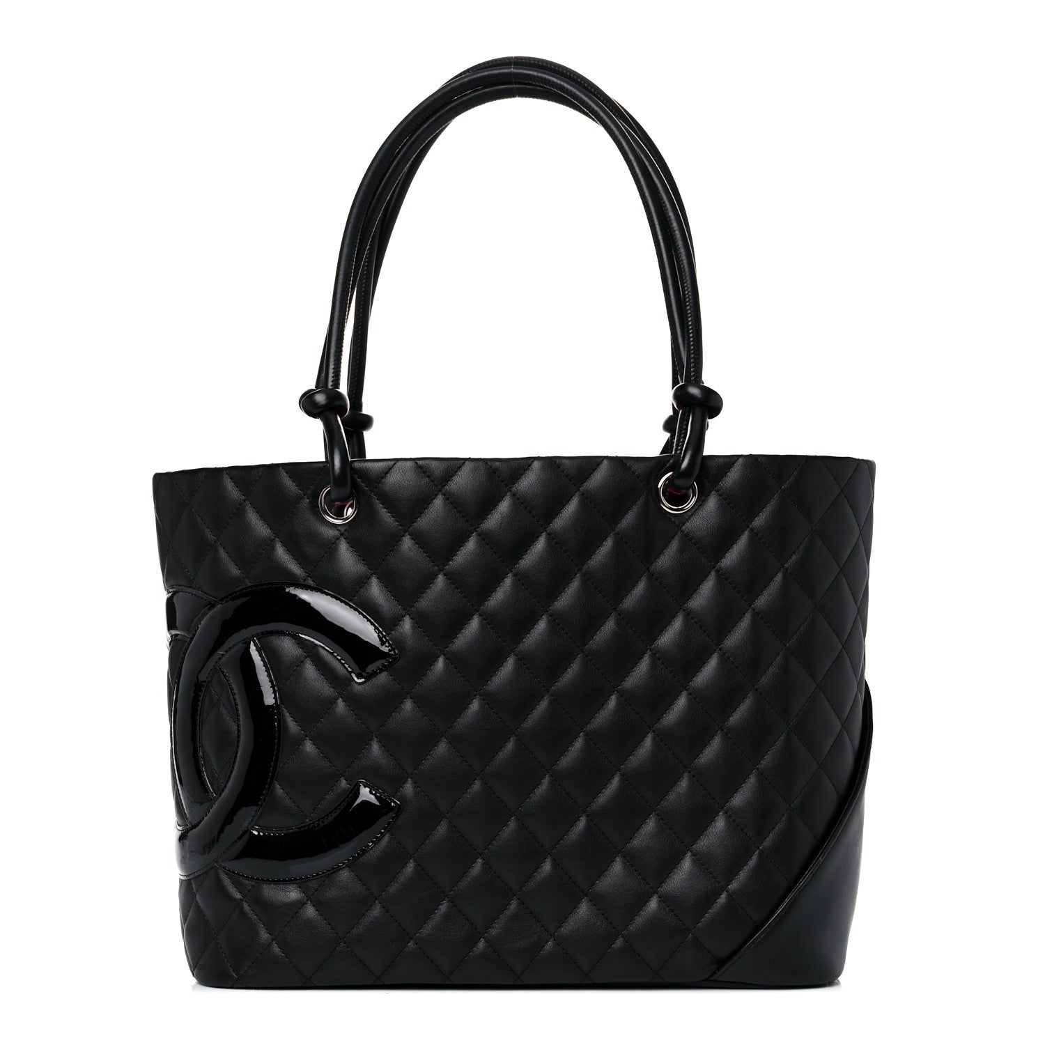Chanel Calfskin Quilted Large Cambon Tote Black 1 of 16