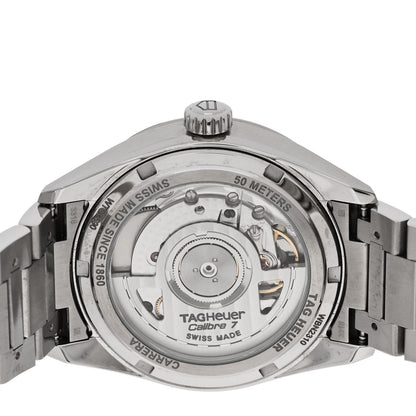 Tag Heuer Stainless Steel 36mm Carrera Date Automatic Watch Silver WBN2310 4 of 5