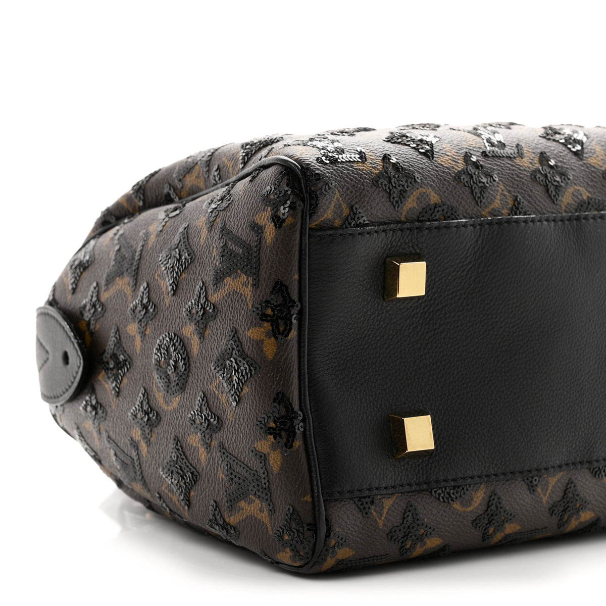 Louis Vuitton Monogram Sequins Eclipse Speedy 28 Black 8 of 10