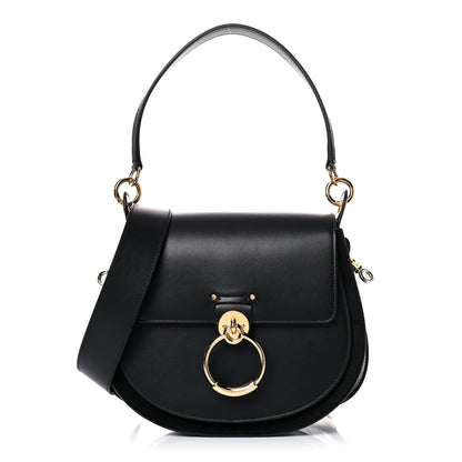 Chloe Calfskin Large Tess Bag Black 1 of 11