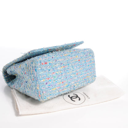 Chanel Tweed CC Flap Bag Blue 4 of 8