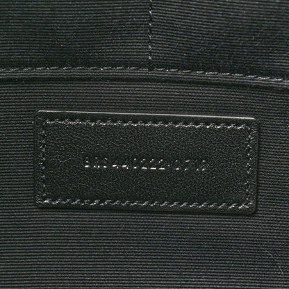 Saint Laurent Calfskin Matelasse Chevron Monogram Document Holder Black 8 of 8
