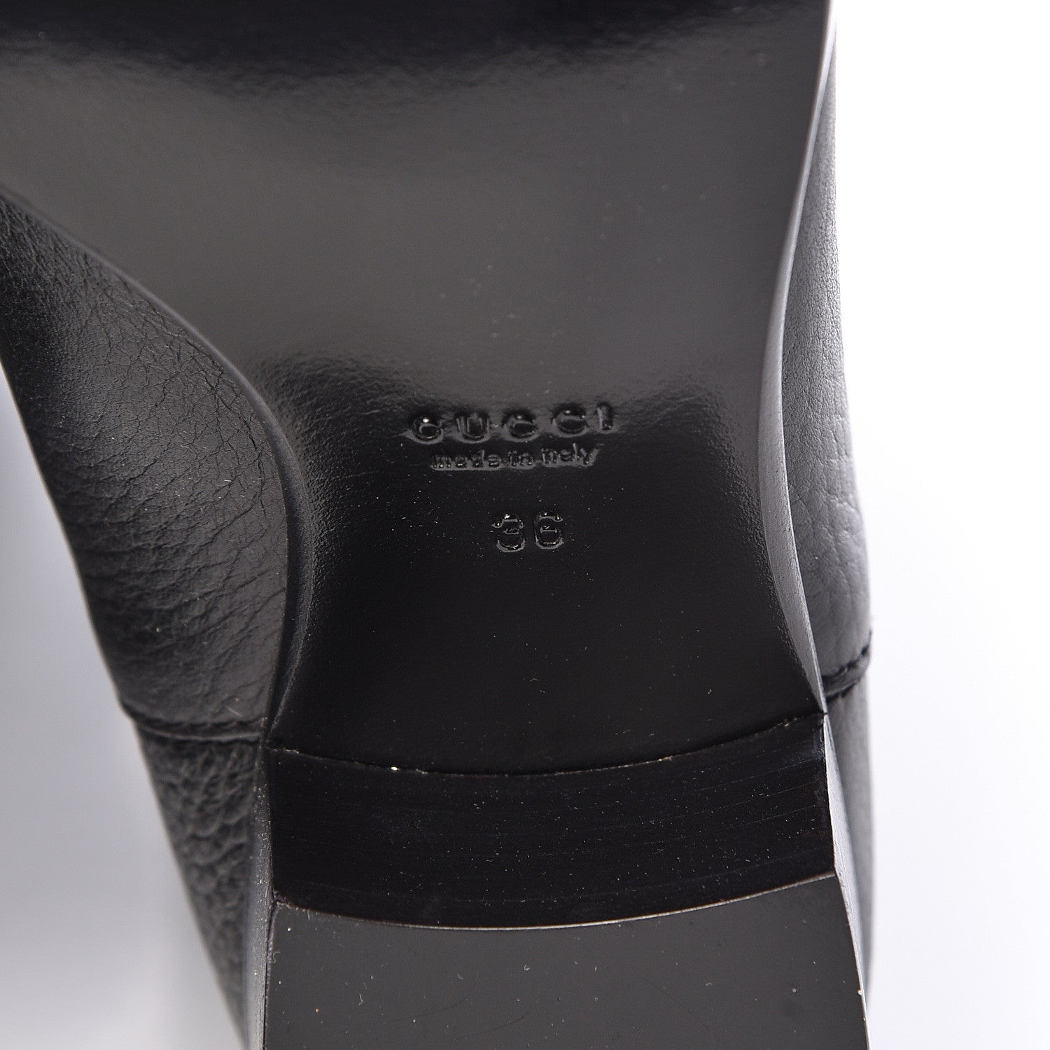 Gucci Cellarius Soft Calfskin Riding Boots 36 Black 6 of 9