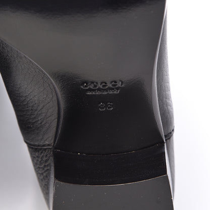 Gucci Cellarius Soft Calfskin Riding Boots 36 Black 6 of 9