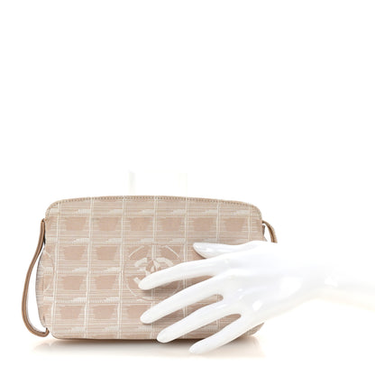 Chanel Nylon Travel Ligne Zip Pouch Beige 2 of 7