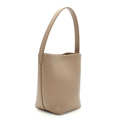 The Row Grained Calfskin Small N/S Park Tote Dark Taupe 3 of 9