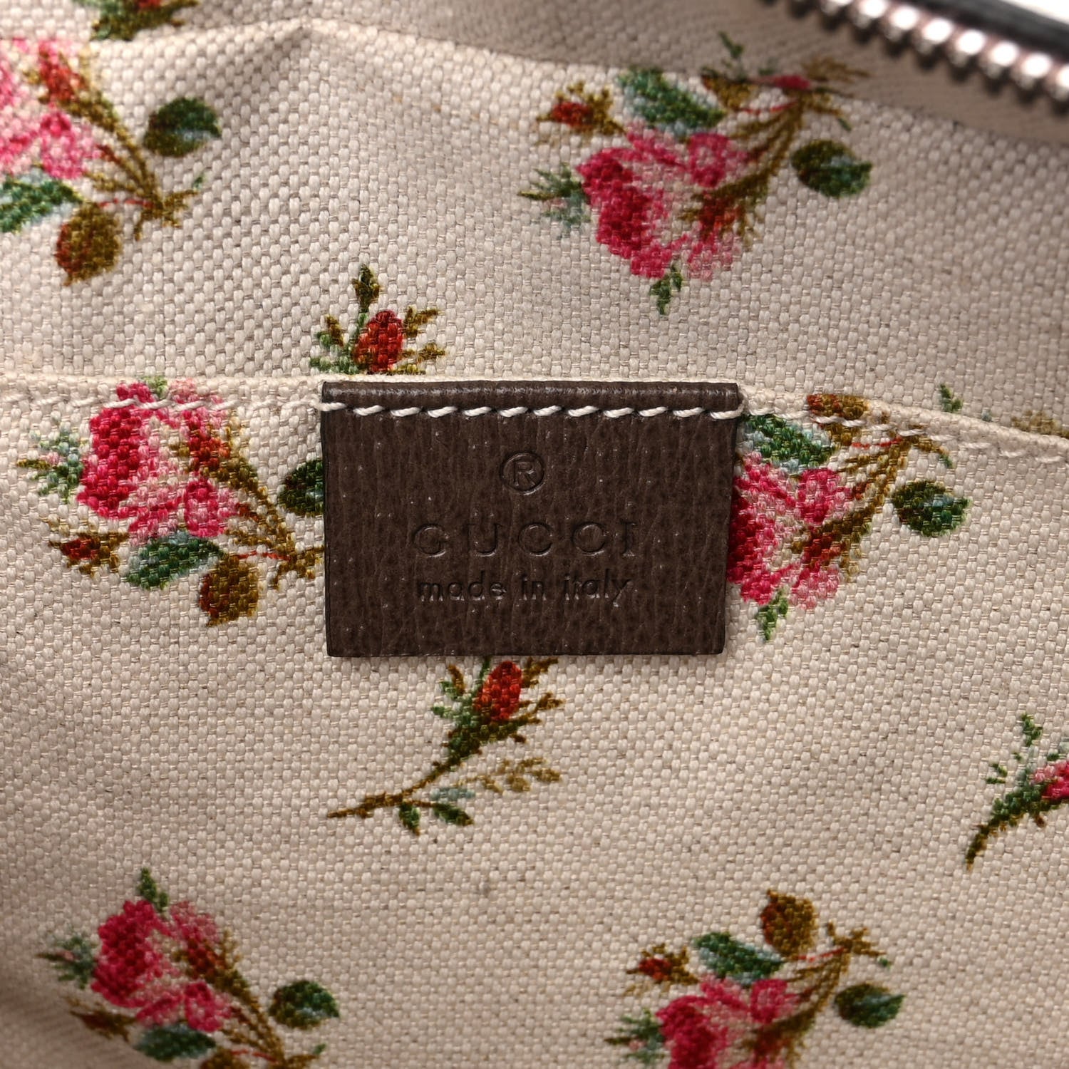 Gucci GG Supreme Monogram Web Neo Vintage Shoulder Bag Beige New Acero Crop 6 of 10