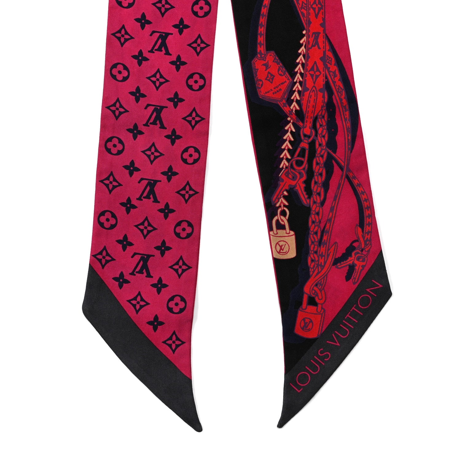 Louis Vuitton Silk Dreamonogram Bandeau Pink Glitter 2 of 6