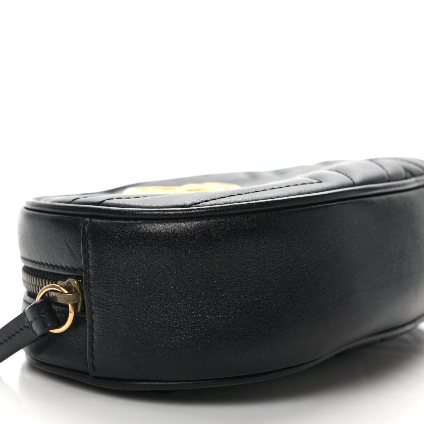 Calfskin Matelasse GG Marmont Belt Bag 95 38 Black