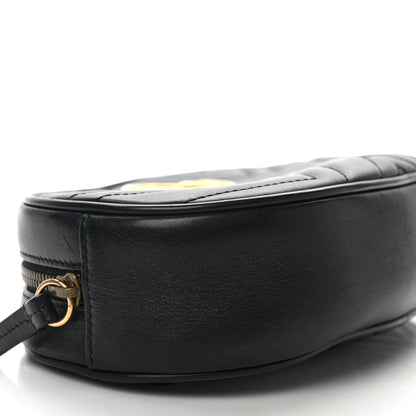 Gucci Calfskin Matelasse GG Marmont Belt Bag 95 38 Black 8 of 11