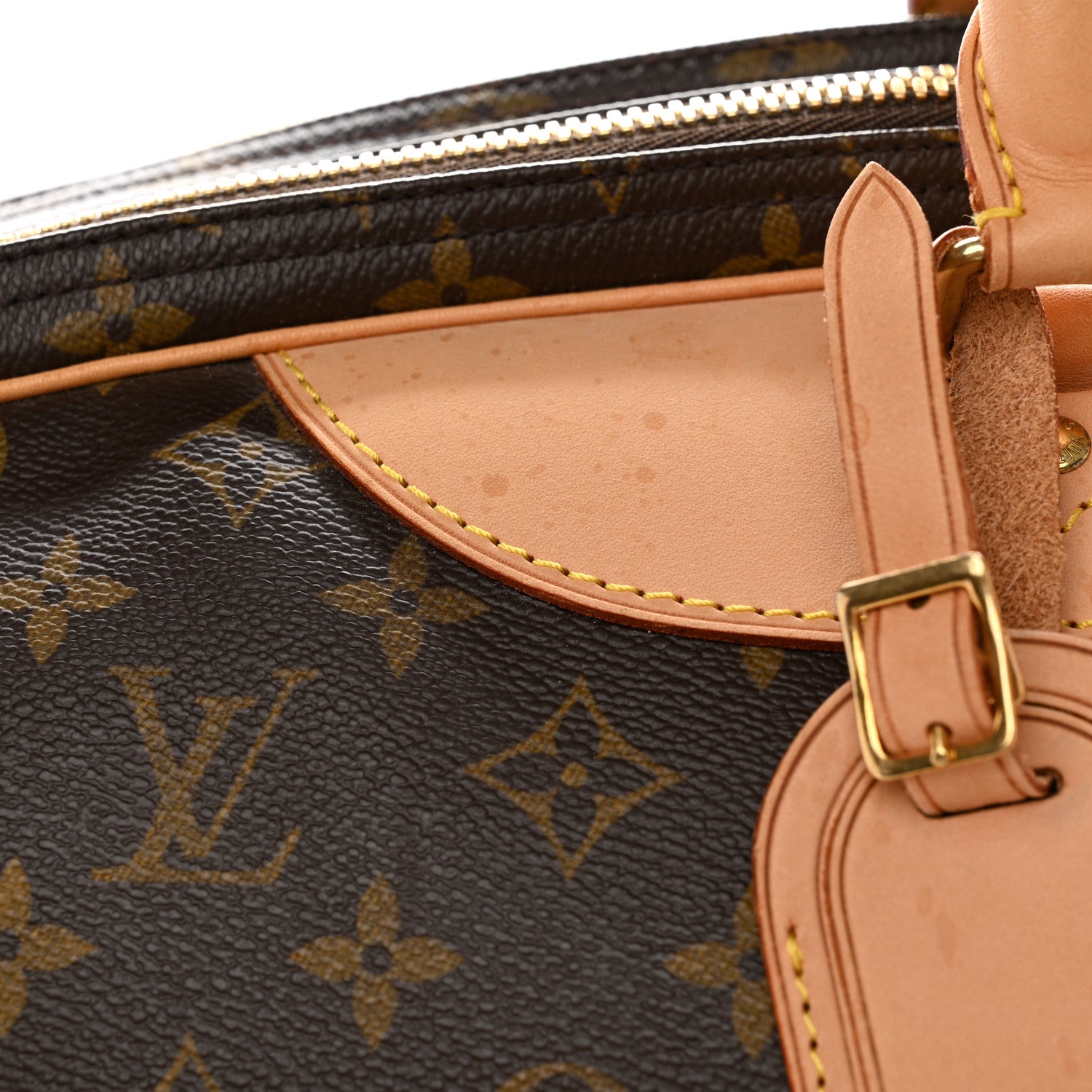 Louis Vuitton Monogram Alize 2 Compartment Luggage Travel Bag 23 of 39