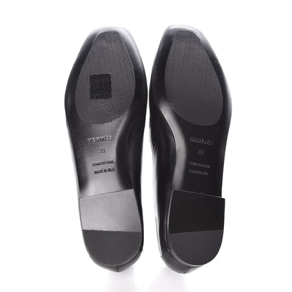 Hermes Nappa Womens Gaspard Moccasin 38 Black 5 of 8