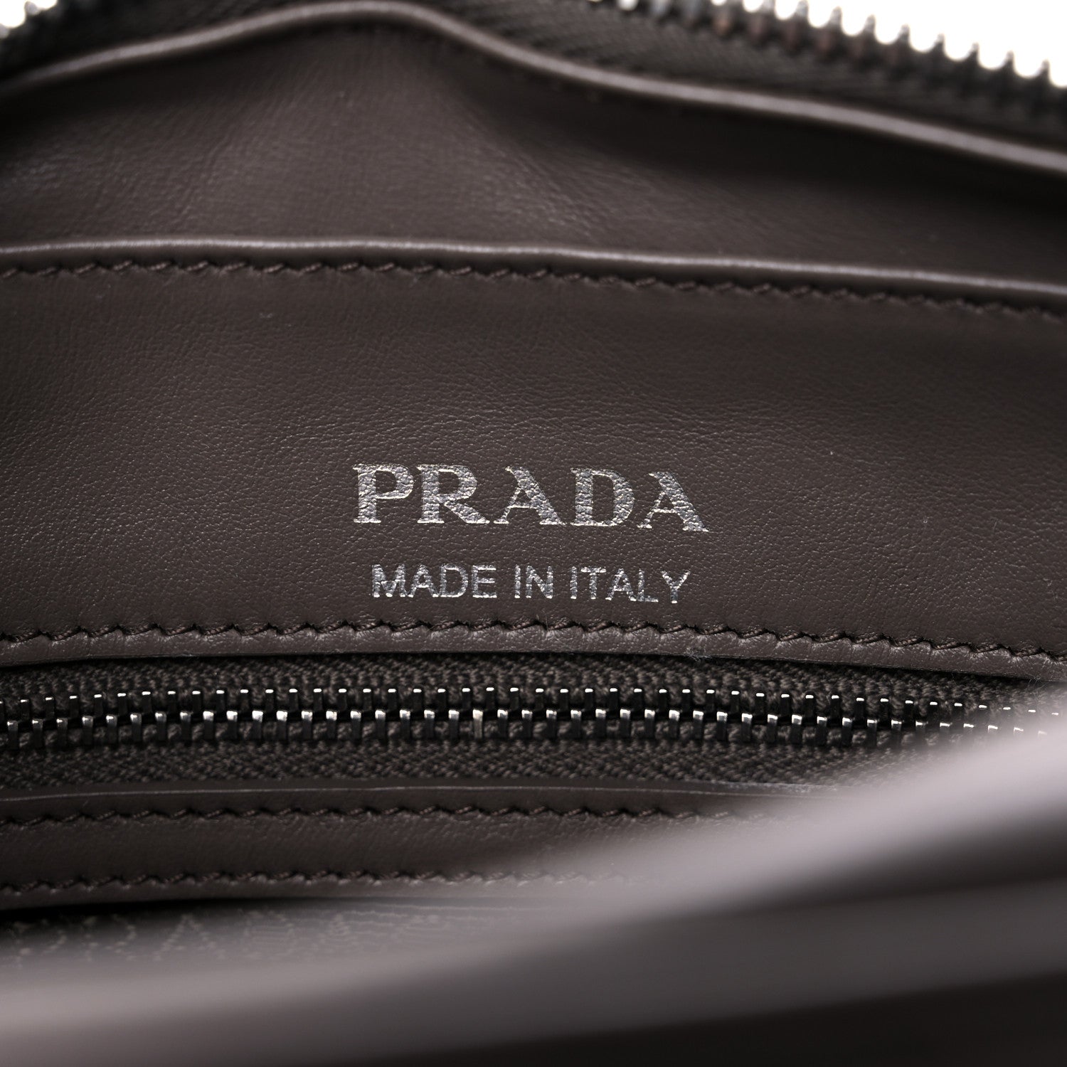 Prada Soft Calfskin Impunture Diagramme Camera Bag Bambu 6 of 9