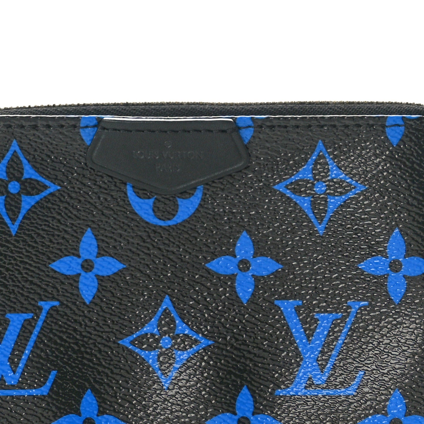 Colored Monogram Mini Pochette Accessories Blue Black
