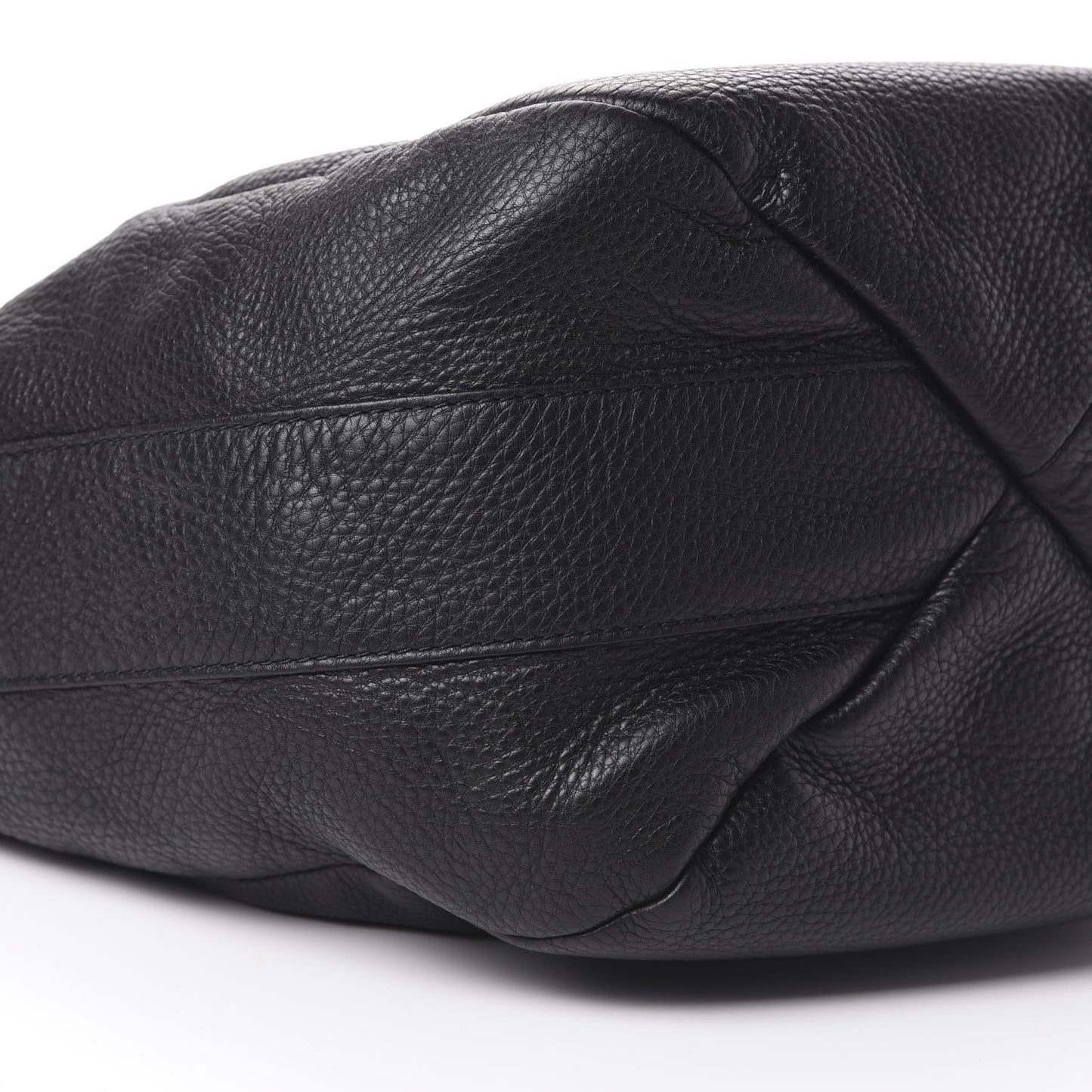 Calfskin Medium Greenwich Shoulder Bag Black