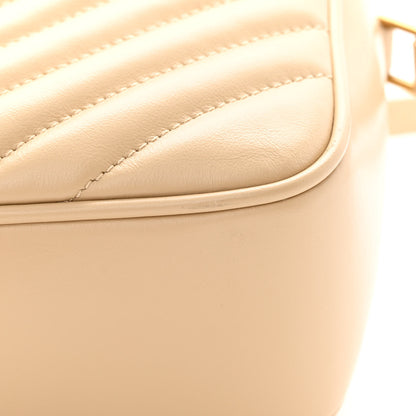 Saint Laurent Calfskin Matelasse Monogram Lou Camera Bag Nude Powder 11 of 12