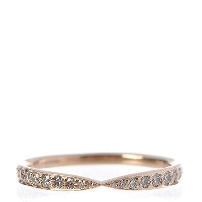 Tiffany 18K Rose Gold Diamond Harmony Ring 56 7.5 1 of 4