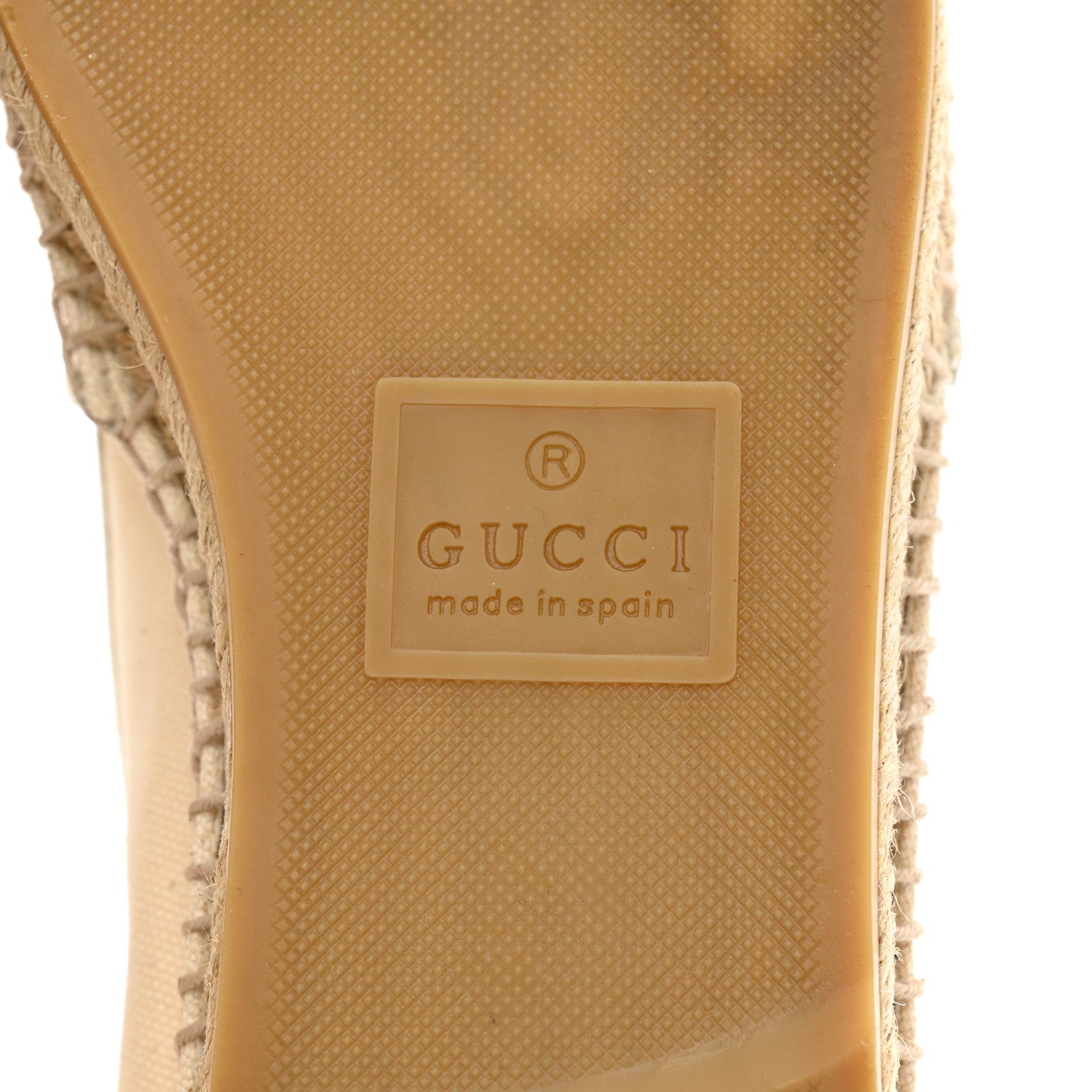 Gucci Canvas Logo Espadrilles Greggio 38 White 7 of 8