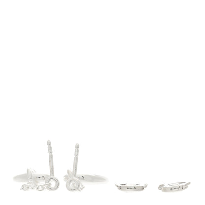Hermes Sterling Silver Farandole Drop Earrings 3 of 5