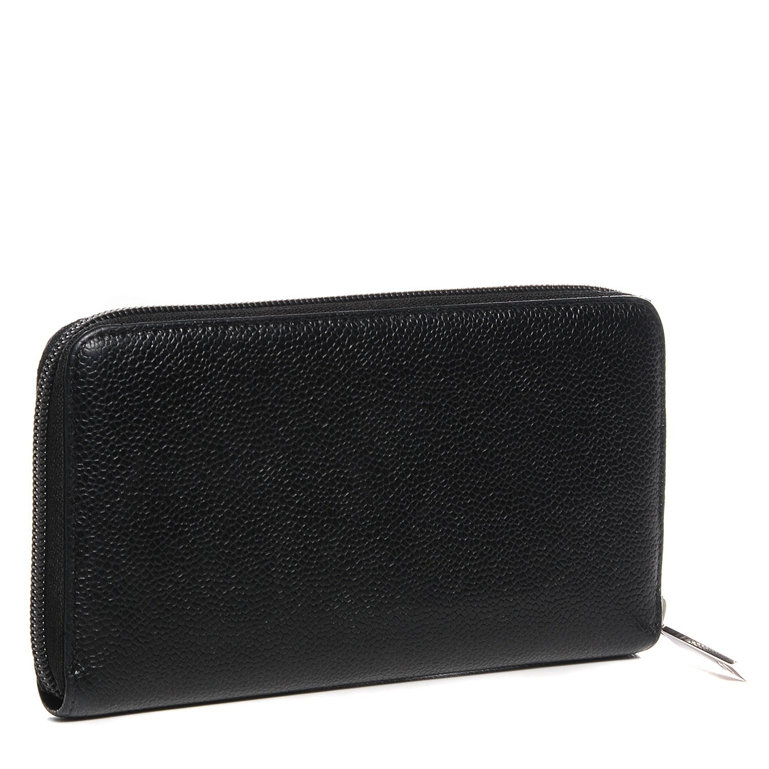 Chanel Caviar Large Timeless CC Zip Around Wallet Black 3 of 8