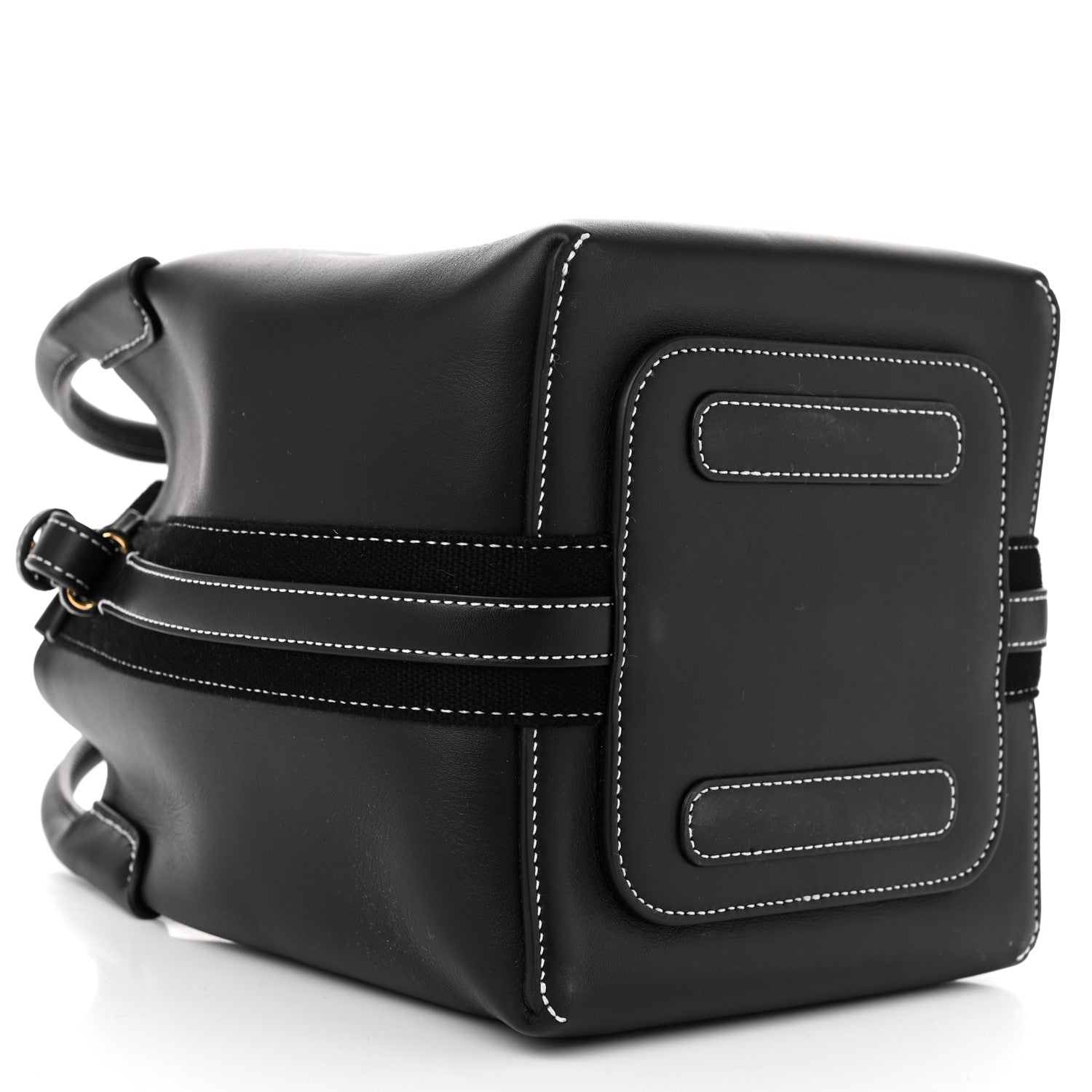 Loro Piana Smooth Calfskin Small Bale Bag Black 8 of 9