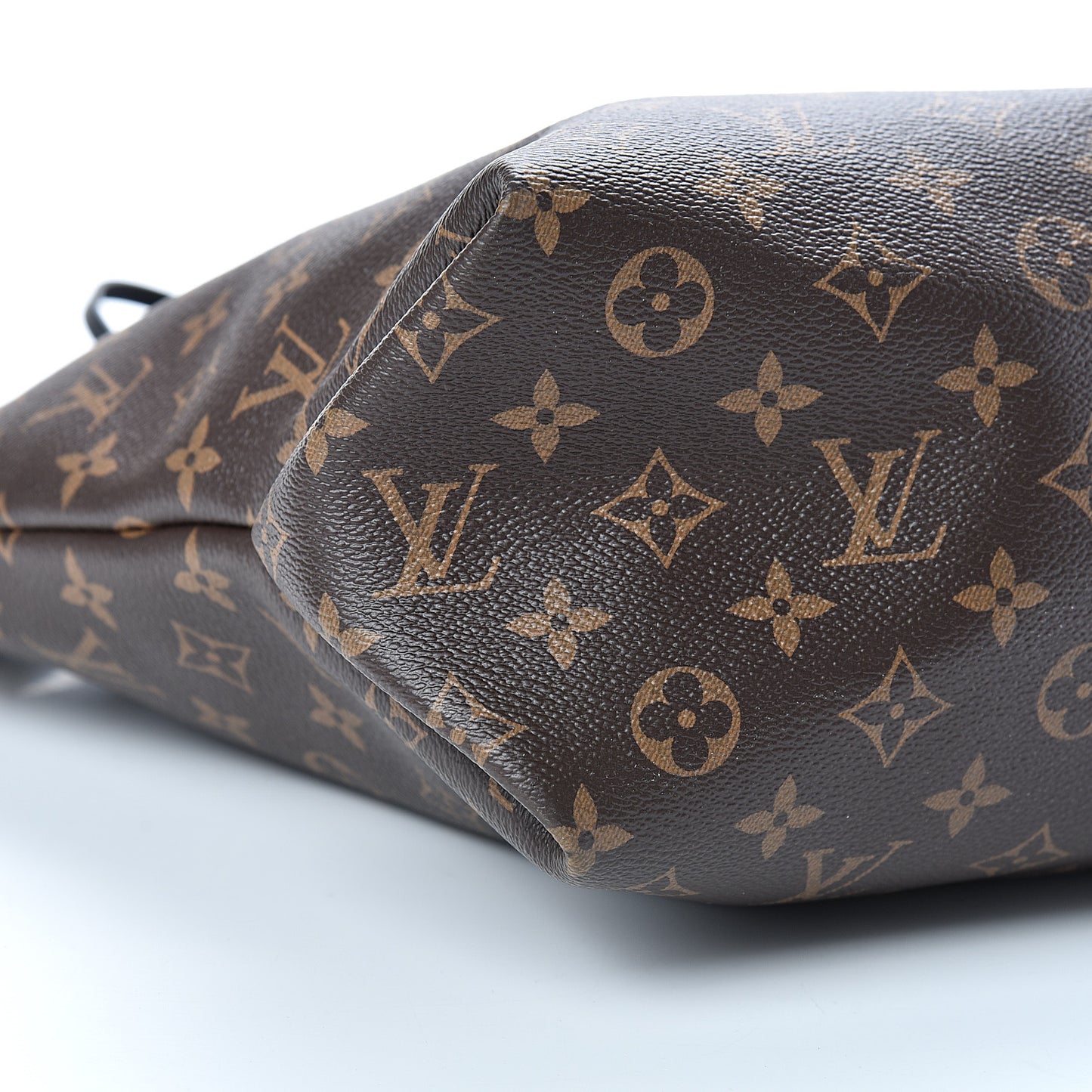 Monogram Flower Zipped Tote MM Black