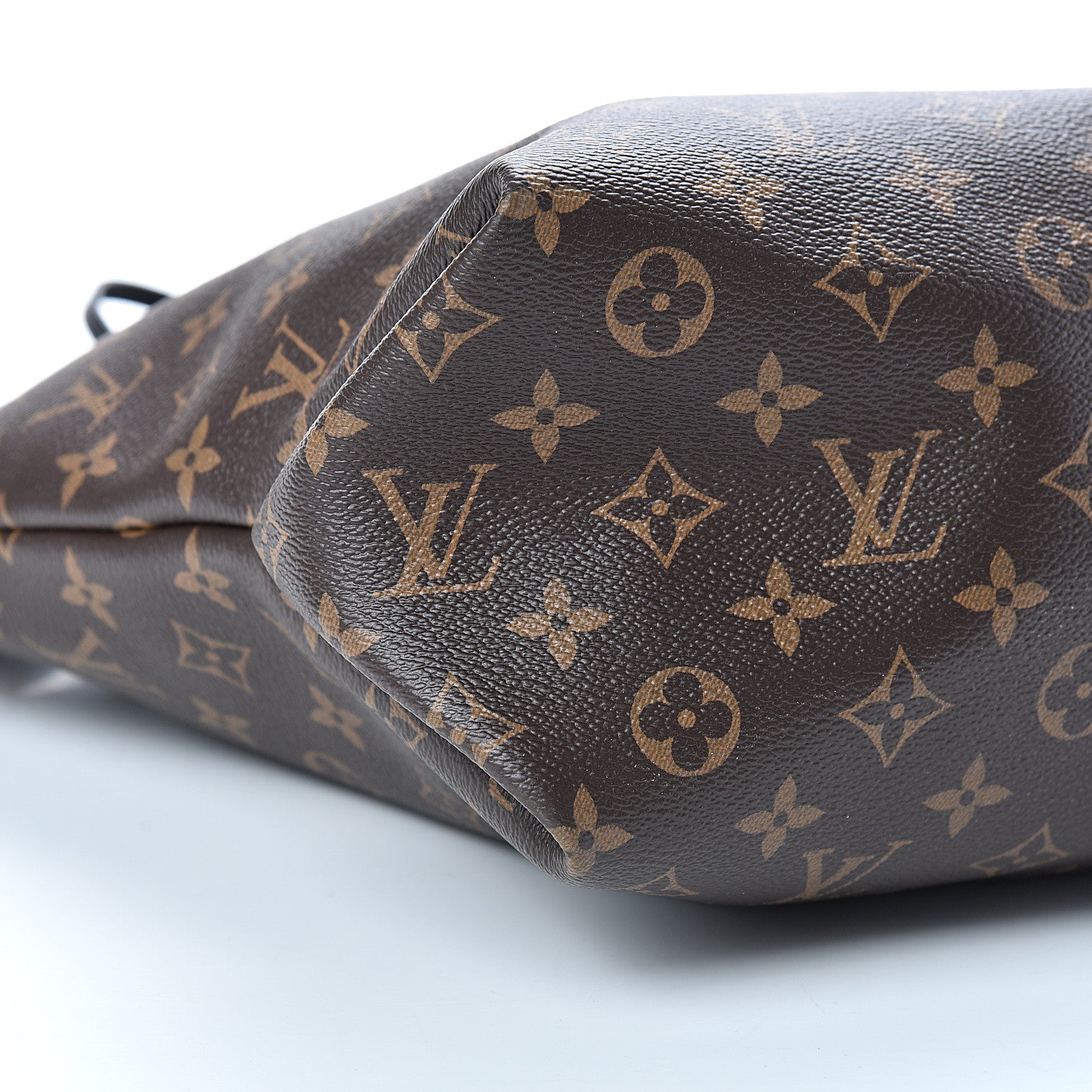 Louis Vuitton Monogram Flower Zipped Tote MM Black 8 of 9