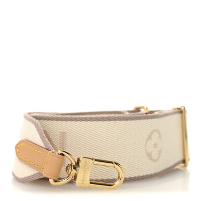 Louis Vuitton Jacquard Diane Shoulder Strap Creme Beige 1 of 3