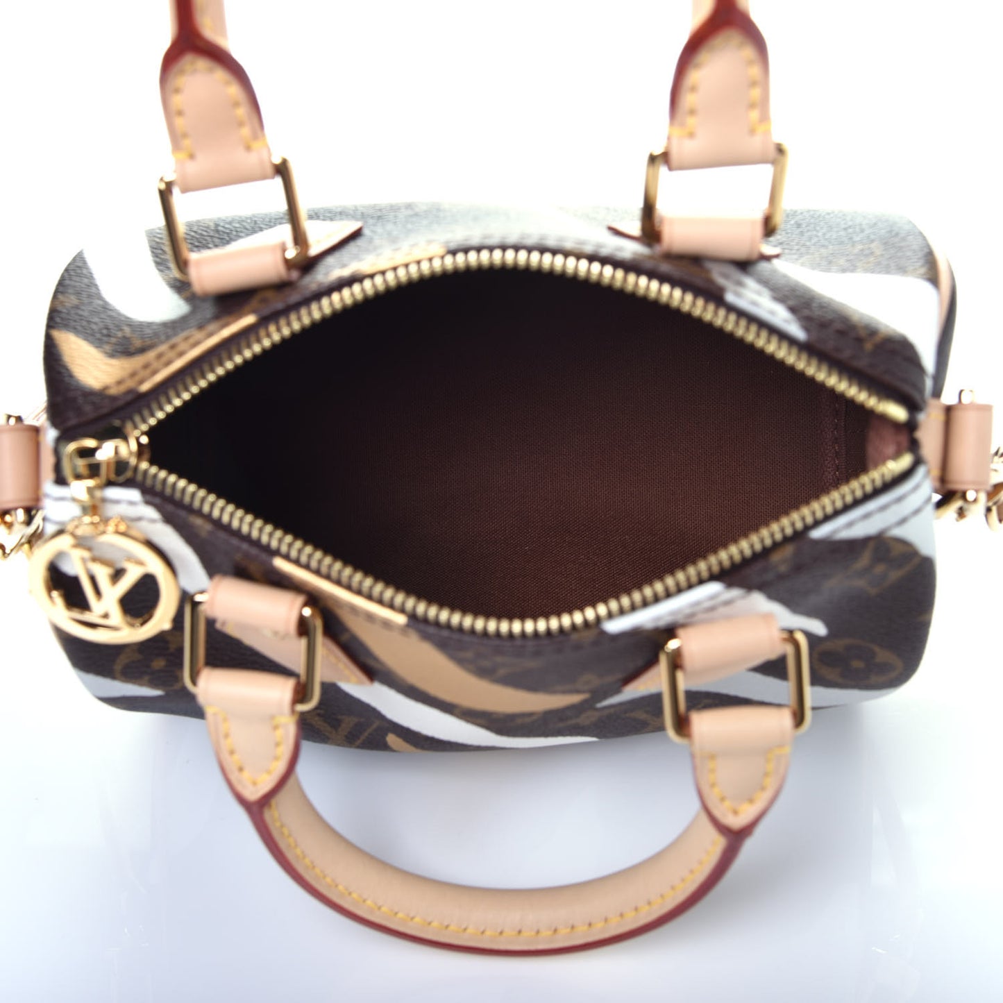 X LOL Monogram Speedy BB Gold Silver
