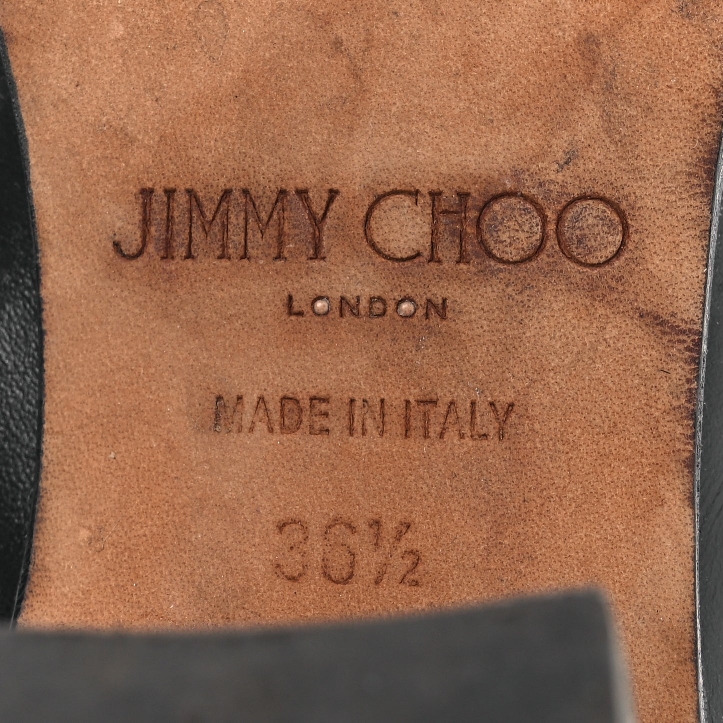 Calfskin Combat Boots 36.5 Black