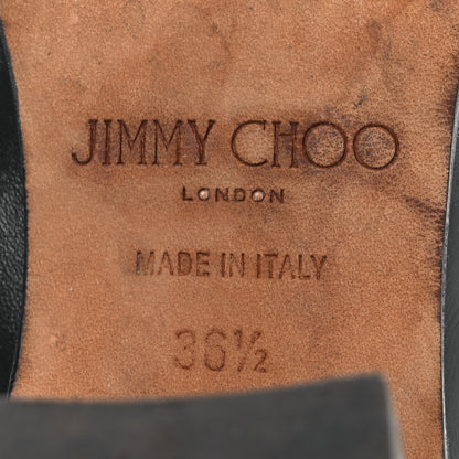 Jimmy Choo Calfskin Combat Boots 36.5 Black 8 of 14