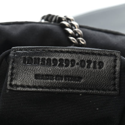 Saint Laurent Vintage Lambskin Chevron Monogram Medium Nolita Dark Smog 7 of 9