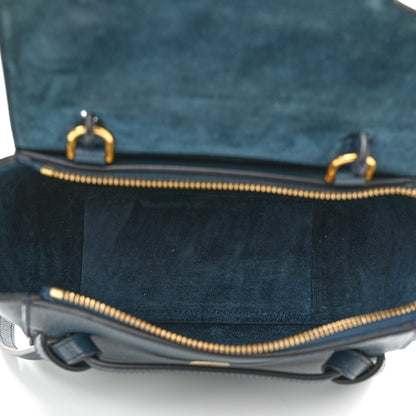 Celine Grained Calfskin Nano Belt Bag Abyss Blue 5 of 10