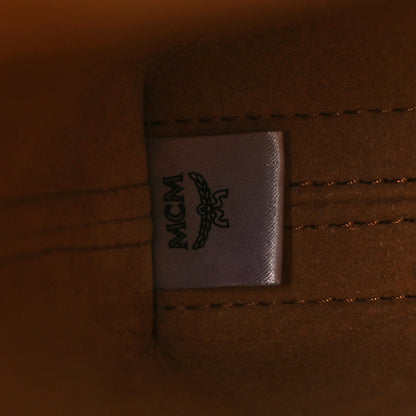 MCM Visetos X-Mini Aren Tote Cognac 6 of 8