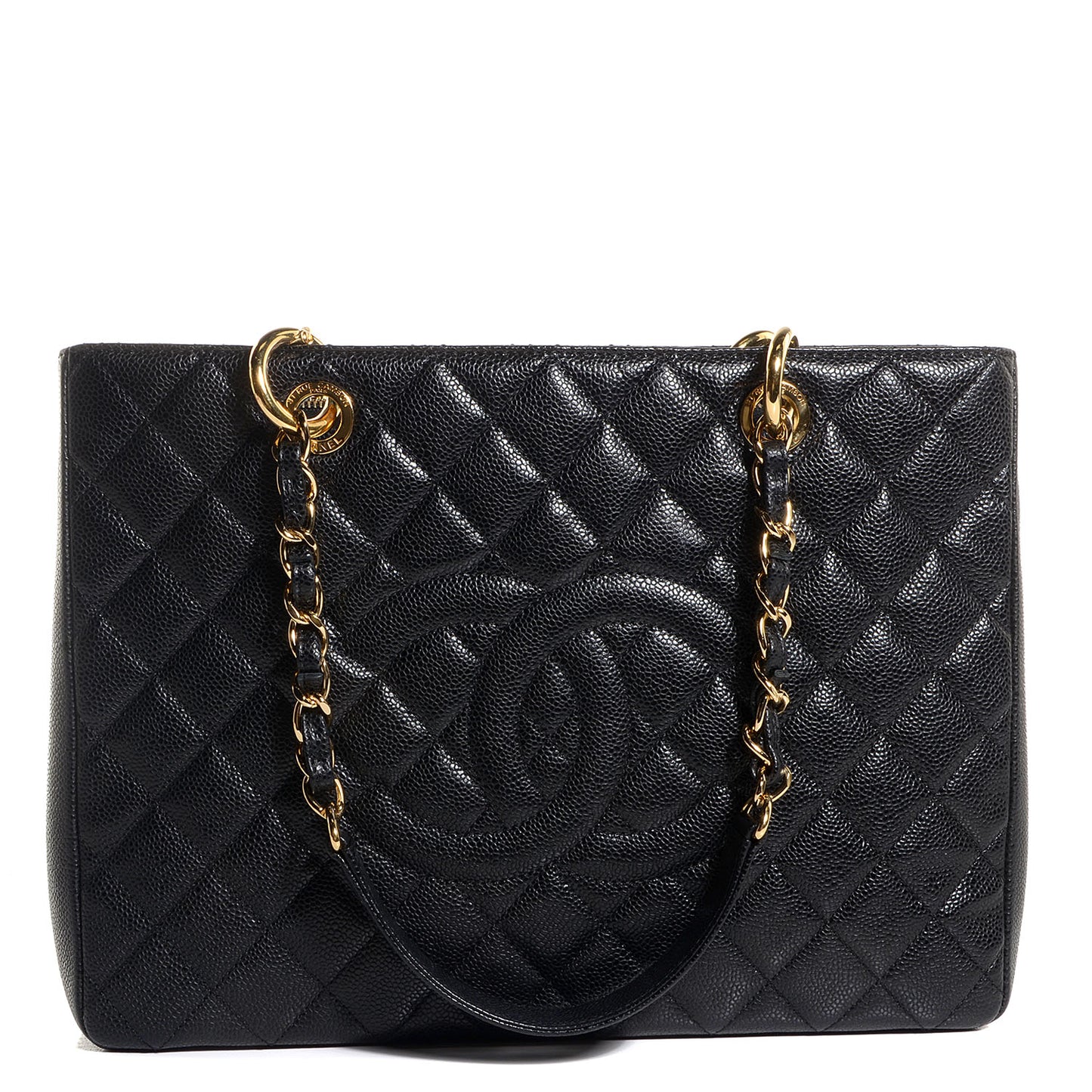 Caviar Grand Shopping Tote GST Black