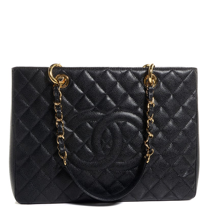 Chanel Caviar Grand Shopping Tote GST Black 1 of 9