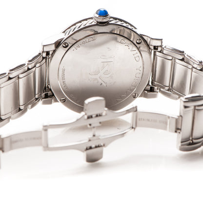 David Yurman Stainless Steel Diamond Bezel Mother of Pearl 38mm Classic Quartz Watch 8 of 9