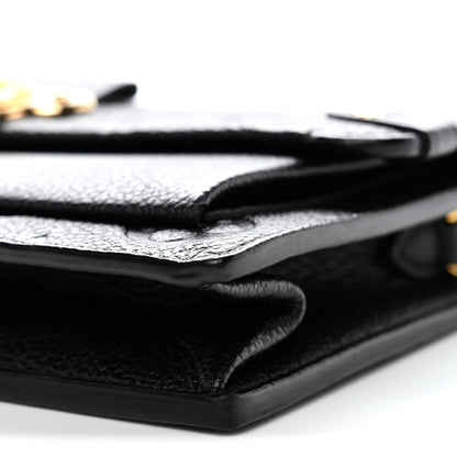 Louis Vuitton Empreinte Vavin Chain Wallet Black 9 of 9