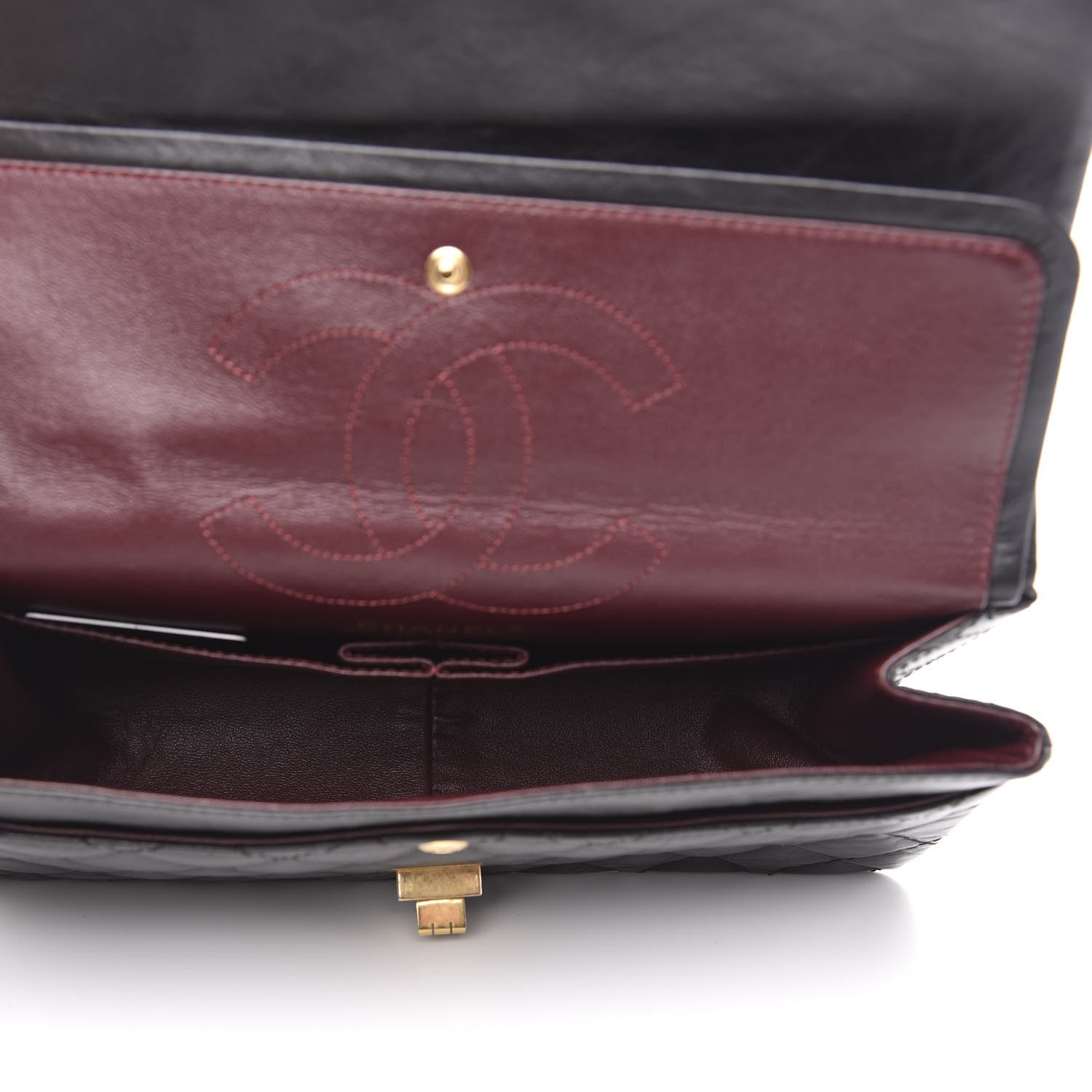 Chanel Aged Calfskin Quilted 2.55 Reissue 226 Flap Black 5 of 12