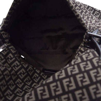 Fendi Zucchino Vitello Mama Baguette Testa di Moro Beige 5 of 9