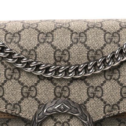 Gucci GG Supreme Monogram Small Dionysus Shoulder Bag Taupe 7 of 10