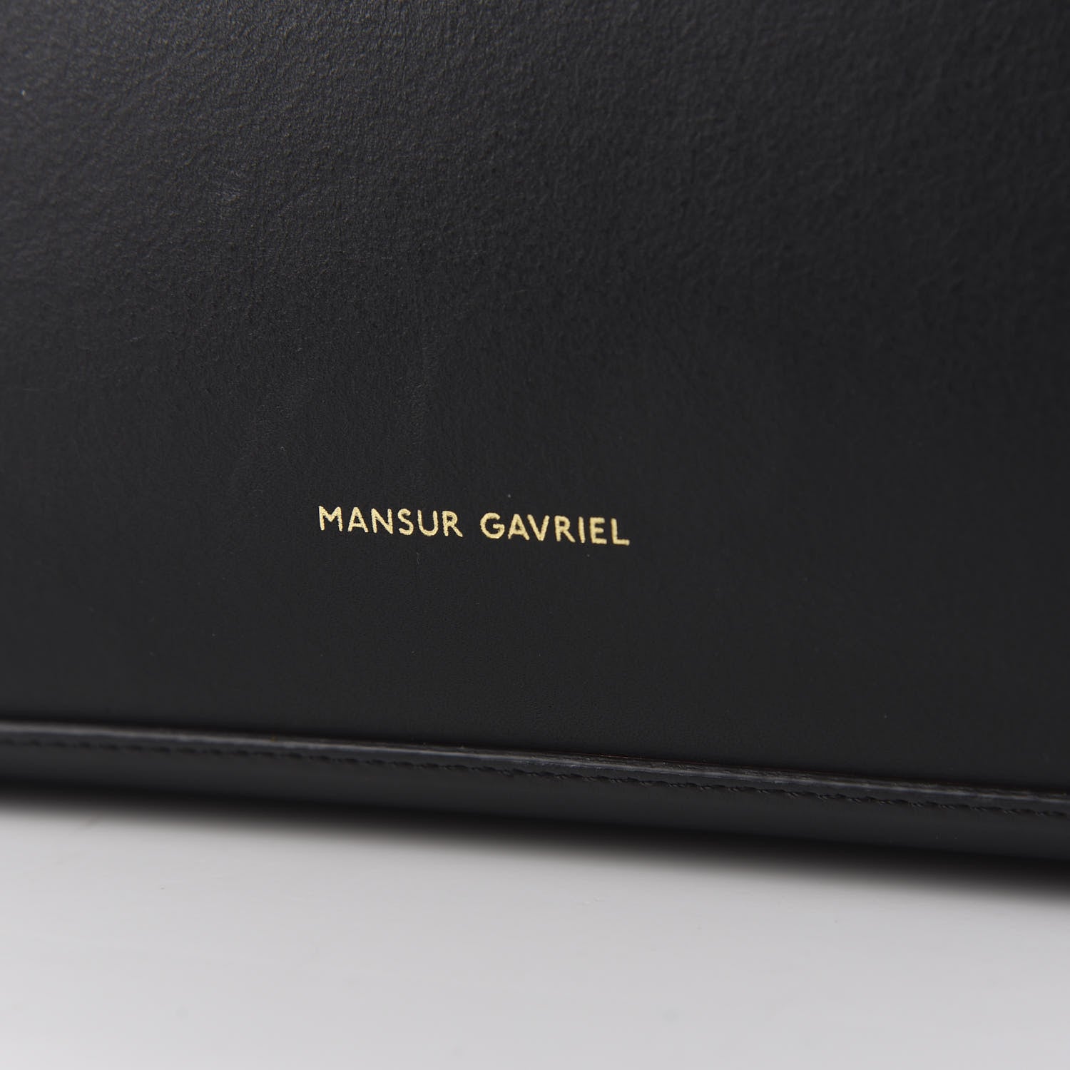 Mansur Gavriel Calfskin Mini Travel Crossbody Bag Black Flamma 9 of 9