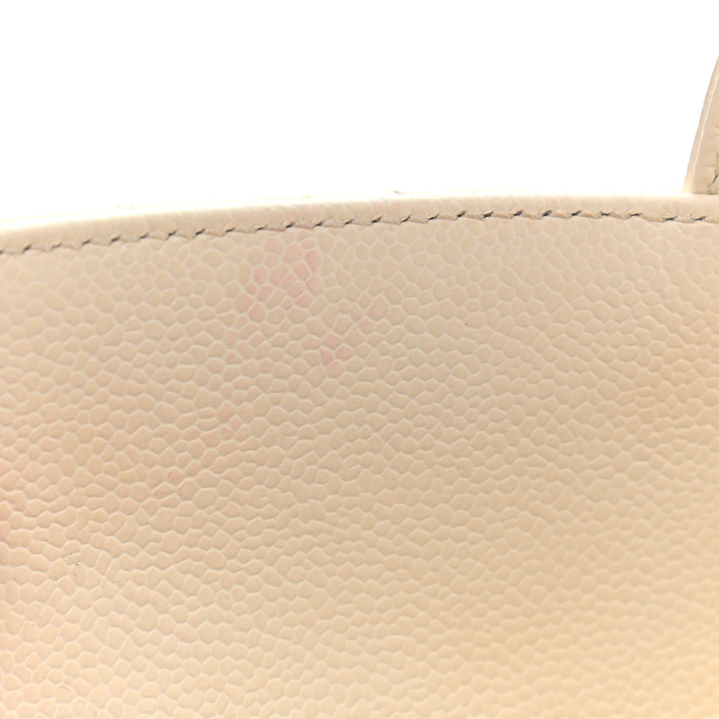 Caviar Quilted East West Flap White