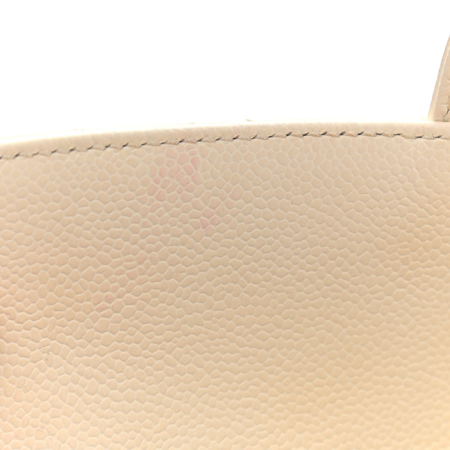 Chanel Caviar Quilted East West Flap White 13 of 18