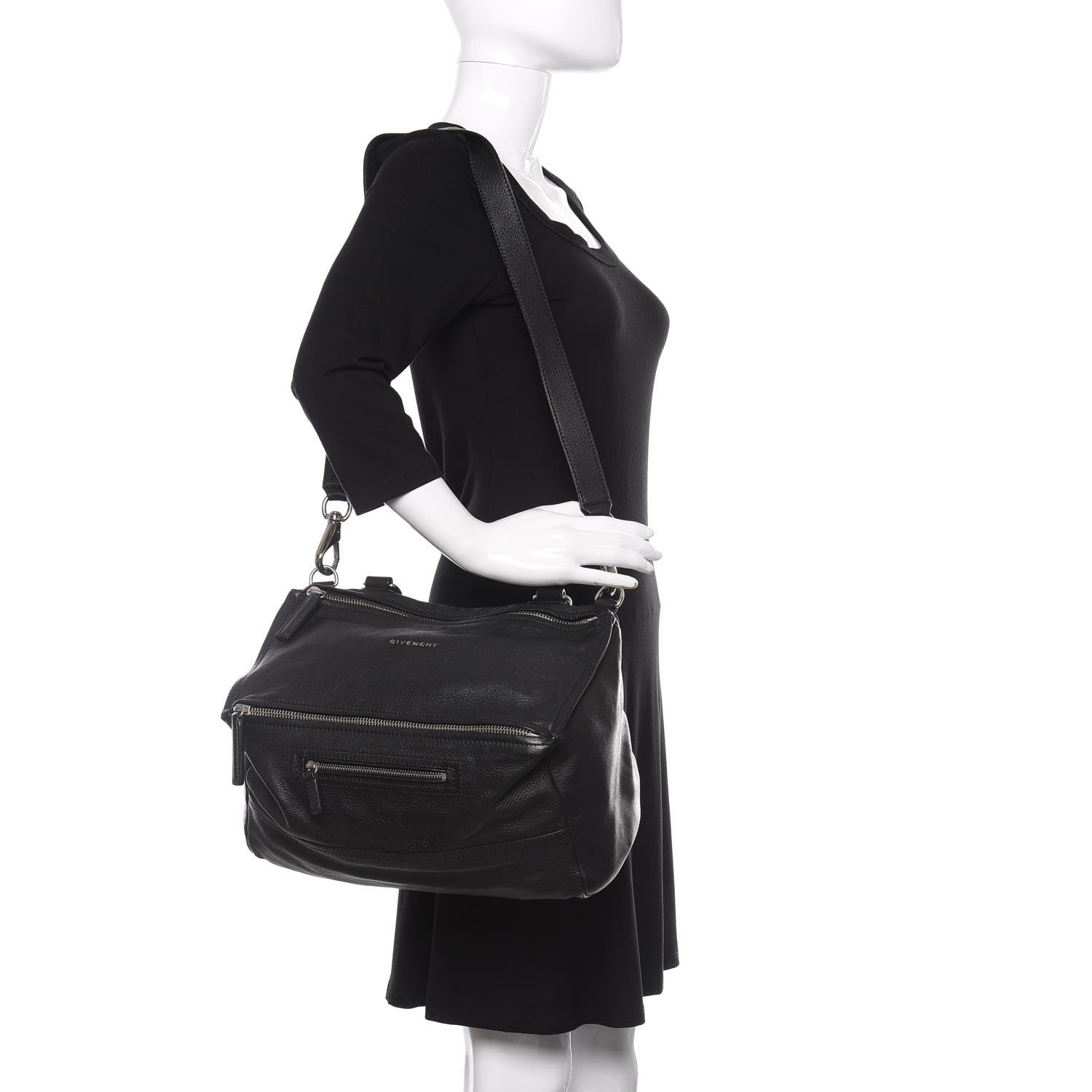 Givenchy Sugar Goatskin Medium Pandora Black 2 of 10