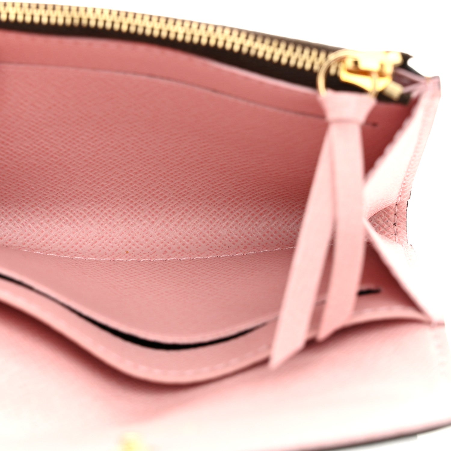 Louis Vuitton Damier Ebene Rosalie Coin Purse Rose Ballerine 5 of 8