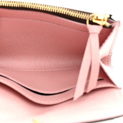 Louis Vuitton Damier Ebene Rosalie Coin Purse Rose Ballerine 5 of 8