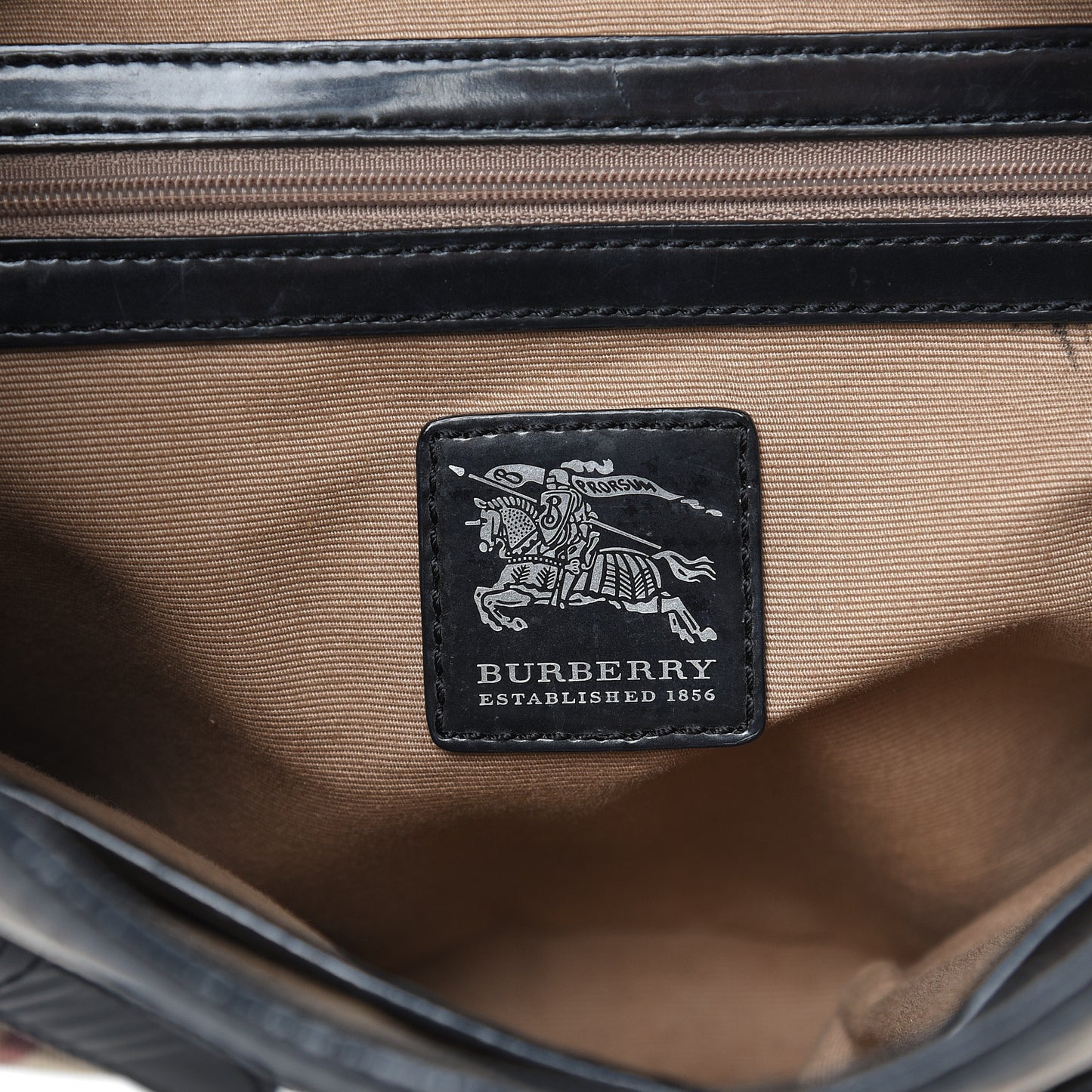 Supernova Check Buckle Hobo Black